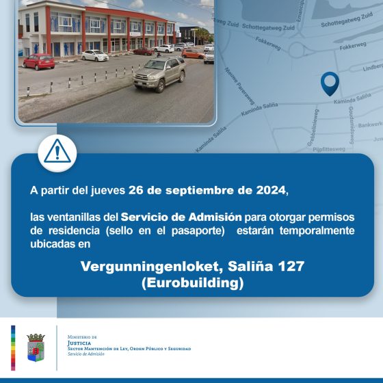 El Servicio de Admisión con ubicación temporal